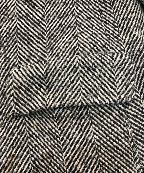 DRAWER（ドゥロワー）DRAWER (ドゥロワー) チェックリバーシブルコート　6525-234-0529 ブラック サイズ:36の古着・服飾アイテム