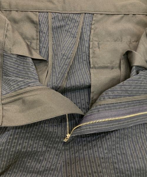 BEAMS PLUS（ビームスプラス）BEAMS PLUS (ビームスプラス) IVY Trousers Wide COOLMAX(R) Sucker　38-23-0176-887 ネイビー サイズ:XLの古着・服飾アイテム