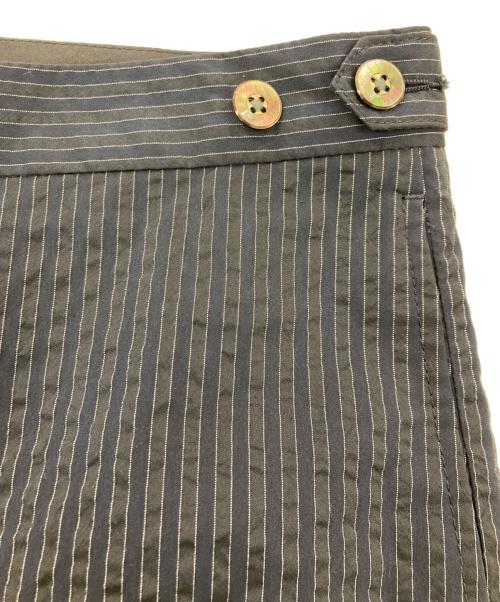 BEAMS PLUS（ビームスプラス）BEAMS PLUS (ビームスプラス) IVY Trousers Wide COOLMAX(R) Sucker　38-23-0176-887 ネイビー サイズ:XLの古着・服飾アイテム