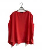 ANNE COQUINEアンコキーヌ）の古着「ノースリーブブラウス　ACP240450」｜レッド