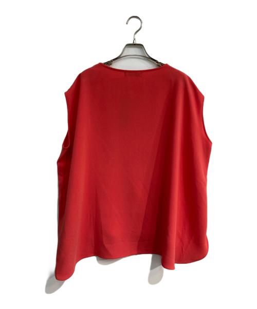 ANNE COQUINE（アンコキーヌ）Anne Coquine (アンコキーヌ) ノースリーブブラウス　ACP240450 レッド サイズ:SM 未使用品の古着・服飾アイテム