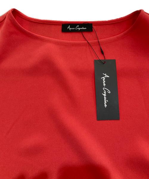 ANNE COQUINE（アンコキーヌ）Anne Coquine (アンコキーヌ) ノースリーブブラウス　ACP240450 レッド サイズ:SM 未使用品の古着・服飾アイテム