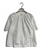 MONCLERモンクレール）の古着「T-SHIRT GIROCOLLO」｜ホワイト