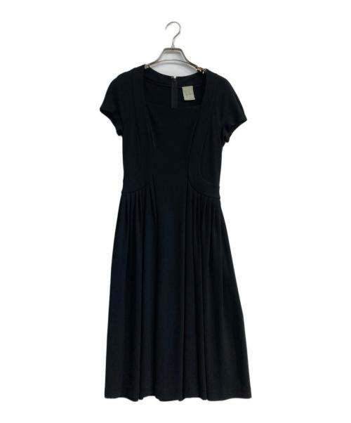 Sybilla（シビラ）Sybilla (シビラ) プリーツワンピース ブラック サイズ:Lの古着・服飾アイテム