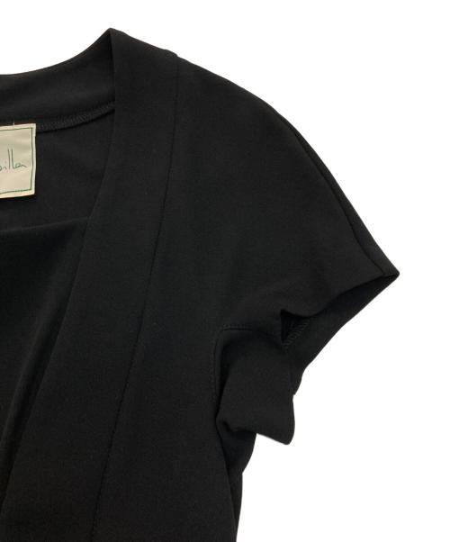 Sybilla（シビラ）Sybilla (シビラ) プリーツワンピース ブラック サイズ:Lの古着・服飾アイテム