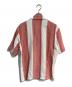 CASABLANCA (カサブランカ) STRIPED LINEN SHIRT　SH003-C/L レッド×ホワイト サイズ:S：11000円