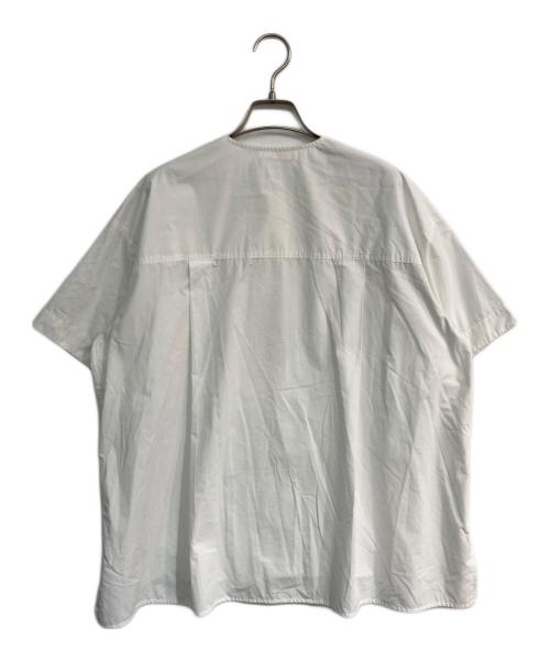 YORI（ヨリ）yori (ヨリ) スカラップ刺繍サマーシャツ　YR2221-064SM-2 ホワイト サイズ:38の古着・服飾アイテム