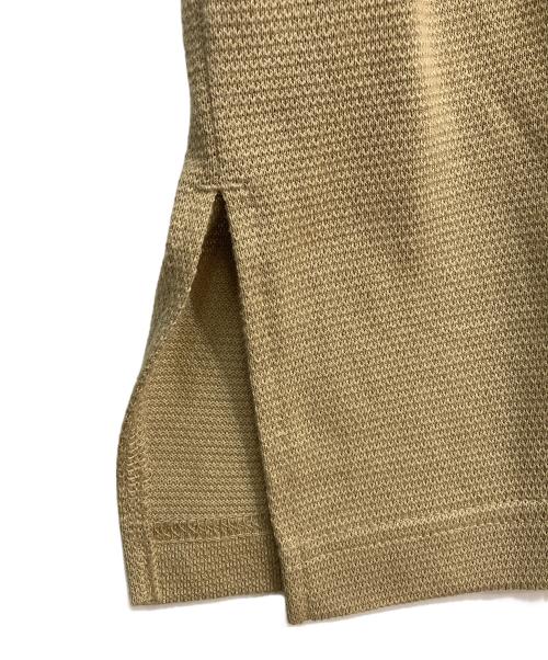 LACOSTE（ラコステ）LACOSTE (ラコステ) B:MING LIFE STORE by BEAMS (ビーミングライフストア バイ ビームス) カノコハーフスリーブTシャツ カットソー ベージュ サイズ:36の古着・服飾アイテム