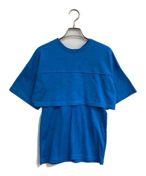 MAISON SPECIAL（メゾンスペシャル）MAISON SPECIAL (メゾンスペシャル) 2WAYレイヤードタンクトップ ブルー サイズ:Freeの古着・服飾アイテム