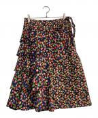 tricot COMME des GARCONSトリココムデギャルソン）の古着「ラップスカート　AD2002 　TH-S048」｜ブラック