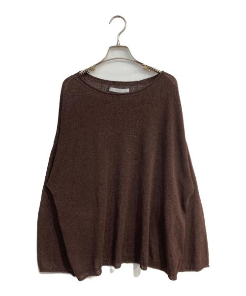 FRAMeWORK（フレームワーク）FRAMeWORK (フレームワーク) ウォッシャブル ニュアンスワイドプルオーバー ブラウン サイズ:-の古着・服飾アイテム
