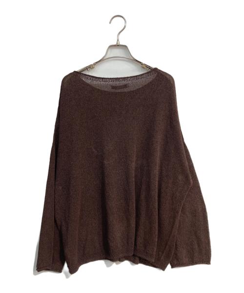 FRAMeWORK（フレームワーク）FRAMeWORK (フレームワーク) ウォッシャブル ニュアンスワイドプルオーバー ブラウン サイズ:-の古着・服飾アイテム