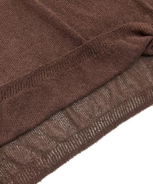 FRAMeWORK（フレームワーク）FRAMeWORK (フレームワーク) ウォッシャブル ニュアンスワイドプルオーバー ブラウン サイズ:-の古着・服飾アイテム