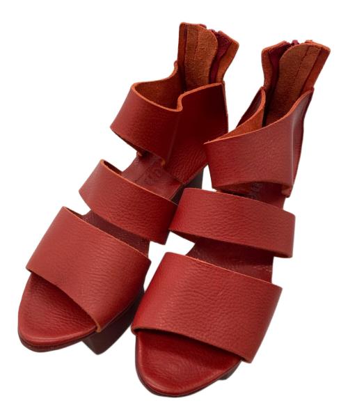 Trippen（トリッペン）Trippen (トリッペン) レザーサンダル レッド サイズ:SIZE38の古着・服飾アイテム