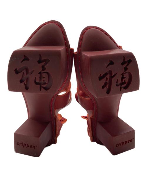 Trippen（トリッペン）Trippen (トリッペン) レザーサンダル レッド サイズ:SIZE38の古着・服飾アイテム