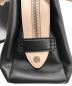 中古・古着 TOD'S (トッズ) バイカラートートバッグ ブラック×ピンク：33000円