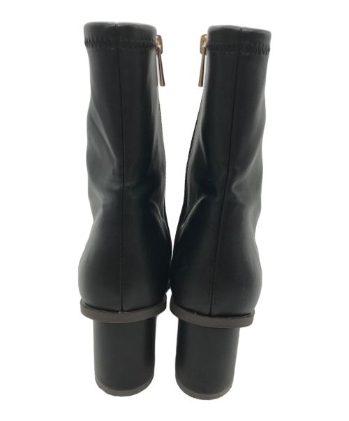 Le Talon（ル タロン）Le Talon (ル タロン) 6cmオブリークフィットショートブーツ ブラック サイズ:Mの古着・服飾アイテム