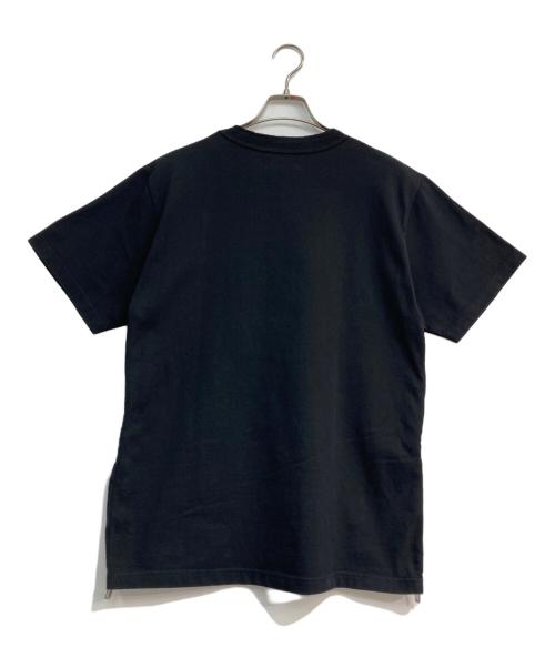sacai（サカイ）sacai (サカイ) A.P.C. (アーペーセー) SIDE ZIP LOGO TEE　21E2-COEQW-M26978 ブラック サイズ:Mの古着・服飾アイテム