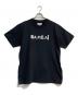 sacai（サカイ）の古着「SIDE ZIP LOGO TEE　21E2-COEQW-M26978」｜ブラック