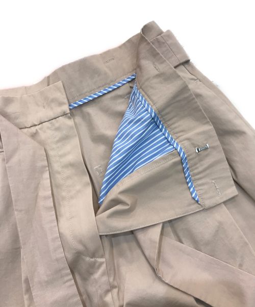 WEEKEND Max Mara（ウィークエンド マックスマーラ）Weekend Max Mara (ウィークエンド マックスマーラ) 2タックワイドパンツ　513104976 ベージュ サイズ:44の古着・服飾アイテム