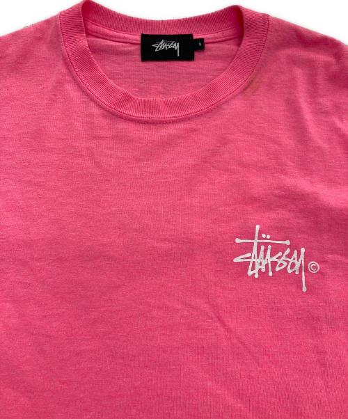 stussy（ステューシー）stussy (ステューシー) Tシャツ ピンク サイズ:Sの古着・服飾アイテム