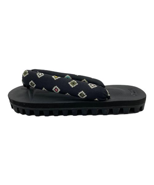 suicoke（スイコック）suicoke (スイコック) Needles (ニードルズ) THONG SANDAL ブラック サイズ:28の古着・服飾アイテム