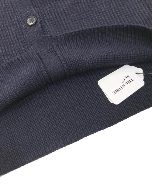 COCUCA（コキュカ）COCUCA (コキュカ) 畦カーディガン　61477010003 ネイビー サイズ:Freeの古着・服飾アイテム