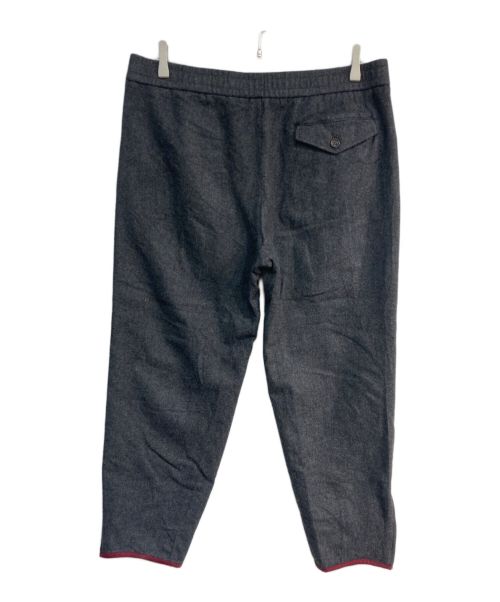 GUCCI（グッチ）GUCCI (グッチ) 裾ジップウールパンツ　488473 グレー サイズ:50の古着・服飾アイテム