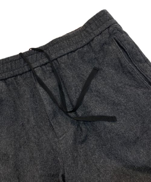 GUCCI（グッチ）GUCCI (グッチ) 裾ジップウールパンツ　488473 グレー サイズ:50の古着・服飾アイテム