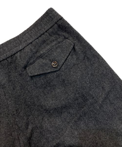 GUCCI（グッチ）GUCCI (グッチ) 裾ジップウールパンツ　488473 グレー サイズ:50の古着・服飾アイテム