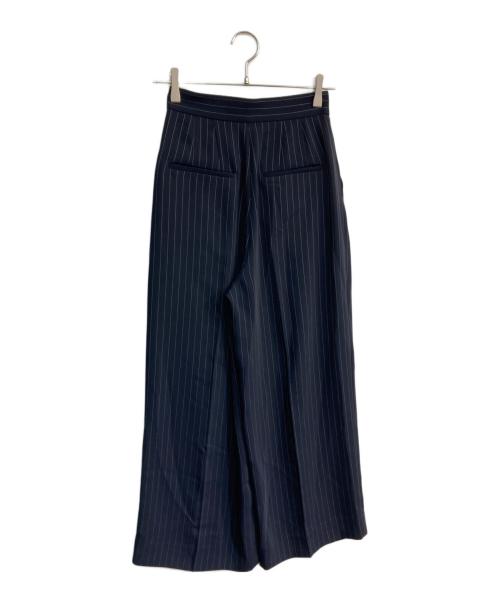 Plage（プラージュ）Plage (プラージュ) pin stripe スラックス　24SS　24030922714020 ネイビー サイズ:34の古着・服飾アイテム