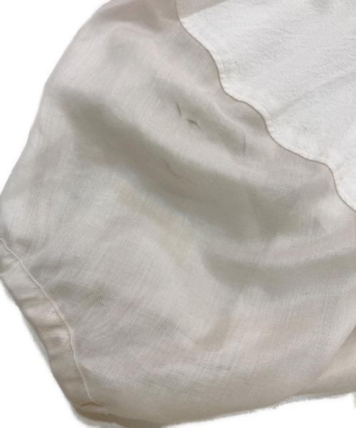 Noble（ノーブル）Noble (ノーブル) ランタンパフスリーブブラウス　23051240506010 ホワイト サイズ:-の古着・服飾アイテム