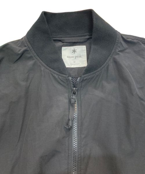 Snow peak（スノーピーク）Snow peak (スノーピーク) Light Mountain Cloth jacket　JK-24SU103 ブラック サイズ:Mの古着・服飾アイテム