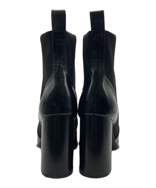 Senso unico（センソユニコ）Senso unico (センソユニコ) スクエアトゥー切替ブーツ ブラック サイズ:37の古着・服飾アイテム