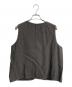nest Robe (ネストローブ) ブラックリネンリバーシブルベスト　01241-1025 グレー サイズ:Free：10000円