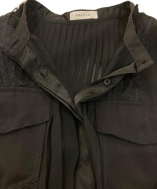 FRAY ID（フレイ アイディー）FRAY ID (フレイ アイディー) ミリタリーレイアーロングドレス　FWFO182610 ブラック サイズ:1の古着・服飾アイテム