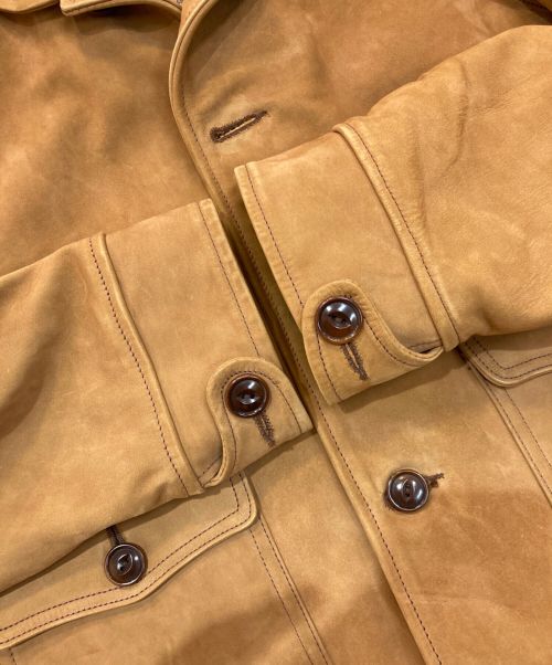 BUZZ RICKSON'S（バズリクソンズ）Buzz Rickson's (バズリクソンズ) A-1 CIVILIAN MODEL HORSE NUBUCK　BR80379 ベージュ サイズ:40の古着・服飾アイテム