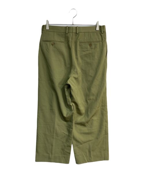 AURALEE（オーラリー）AURALEE (オーラリー) LIGHT WOOL MAX GABARDINE TWO-TUCK SLACKS　A24SP03MG カーキ サイズ:4の古着・服飾アイテム