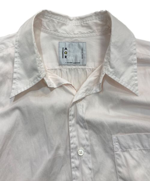 ADULT ORIENTED ROBES（アダルトオリエンテッドローブス）ADULT ORIENTED ROBES (アダルトオリエンテッドローブス) SOKTAS Broad Shirt　10-12410411 ピンク サイズ:3の古着・服飾アイテム