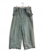 DOUDOUドゥドゥ）の古着「デニムサロペット　DDZ1041103A0005」｜インディゴ