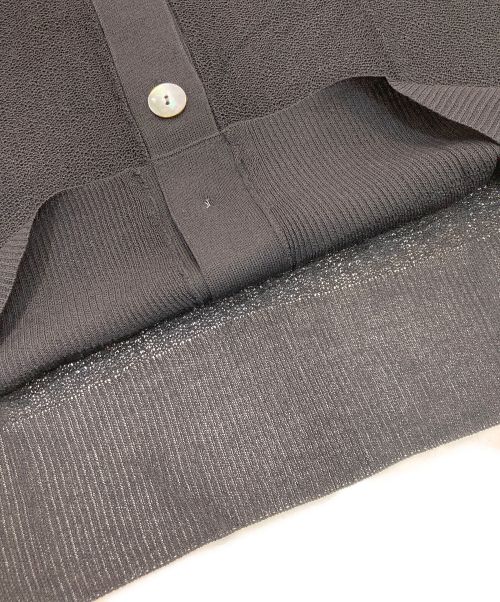 mizuiro-ind（ミズイロインド）mizuiro-ind (ミズイロインド) Vネックカーディガン ブラック サイズ:- 未使用品の古着・服飾アイテム