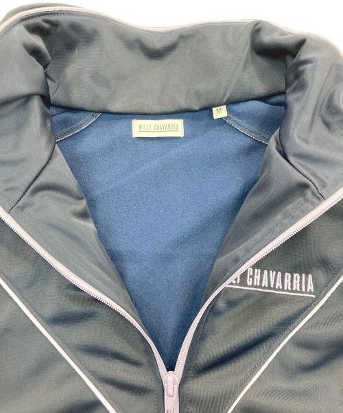 WILLY CHAVARRIA（ウィリーチャバリア）WILLY CHAVARRIA (ウィリーチャバリア) BUFFALO TRACK JACKET ネイビー×ピンク サイズ:Mの古着・服飾アイテム