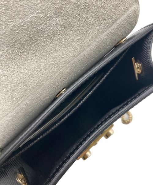 FURLA（フルラ）FURLA (フルラ) チェーンショルダーバッグ　メトロポリス ブラック サイズ:-の古着・服飾アイテム