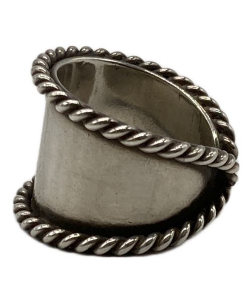 Soierie（ソワリー）soierie (ソワリー) Twist shot ring グレー サイズ:12号の古着・服飾アイテム