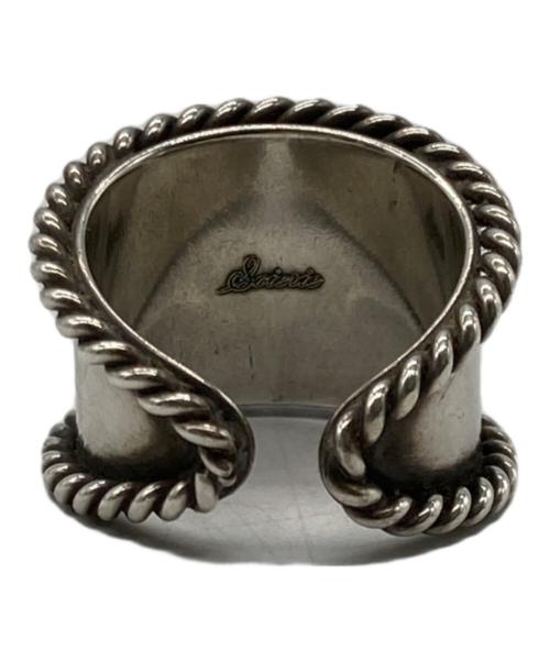 Soierie（ソワリー）soierie (ソワリー) Twist shot ring グレー サイズ:12号の古着・服飾アイテム