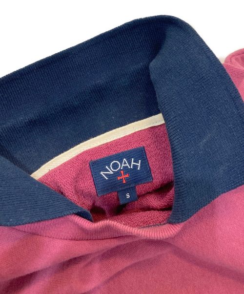 Noah（ノア）Noah (ノア) 襟付スウェット 23-070-122-0046-1-0 レッド×ネイビー サイズ:Sの古着・服飾アイテム