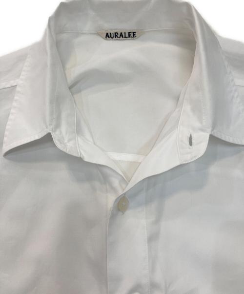 AURALEE（オーラリー）AURALEE (オーラリー) WASHED FINX TWILL BIG HALF SLEEVED SHIRT　A23SS03TN ホワイト サイズ:5の古着・服飾アイテム