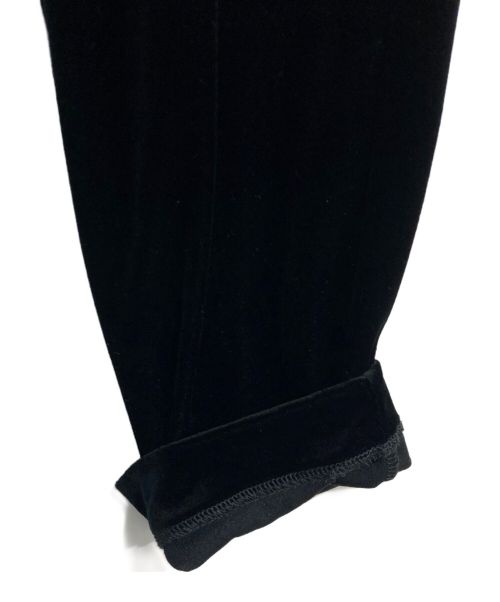 LIten（リテン）LIten (リテン) Velour easy pants　LIT24AW-PT-001 ブラック サイズ:2の古着・服飾アイテム