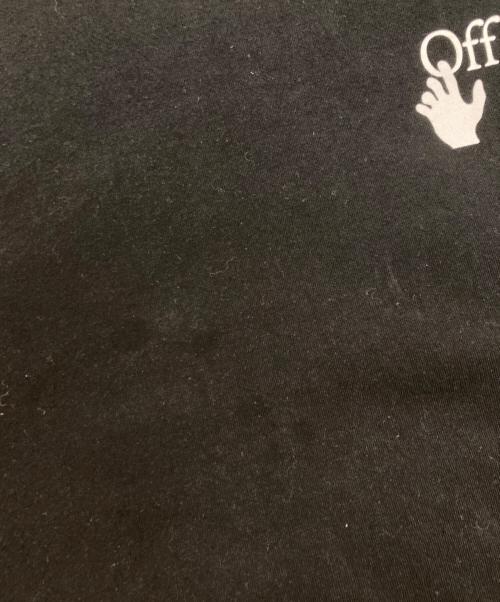 OFFWHITE（オフホワイト）OFFWHITE (オフホワイト) CUT HERE SLIM TEE　OMAA027F20FAB009 ブラック サイズ:Lの古着・服飾アイテム