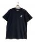OFFWHITE（オフホワイト）の古着「CUT HERE SLIM TEE　OMAA027F20FAB009」｜ブラック